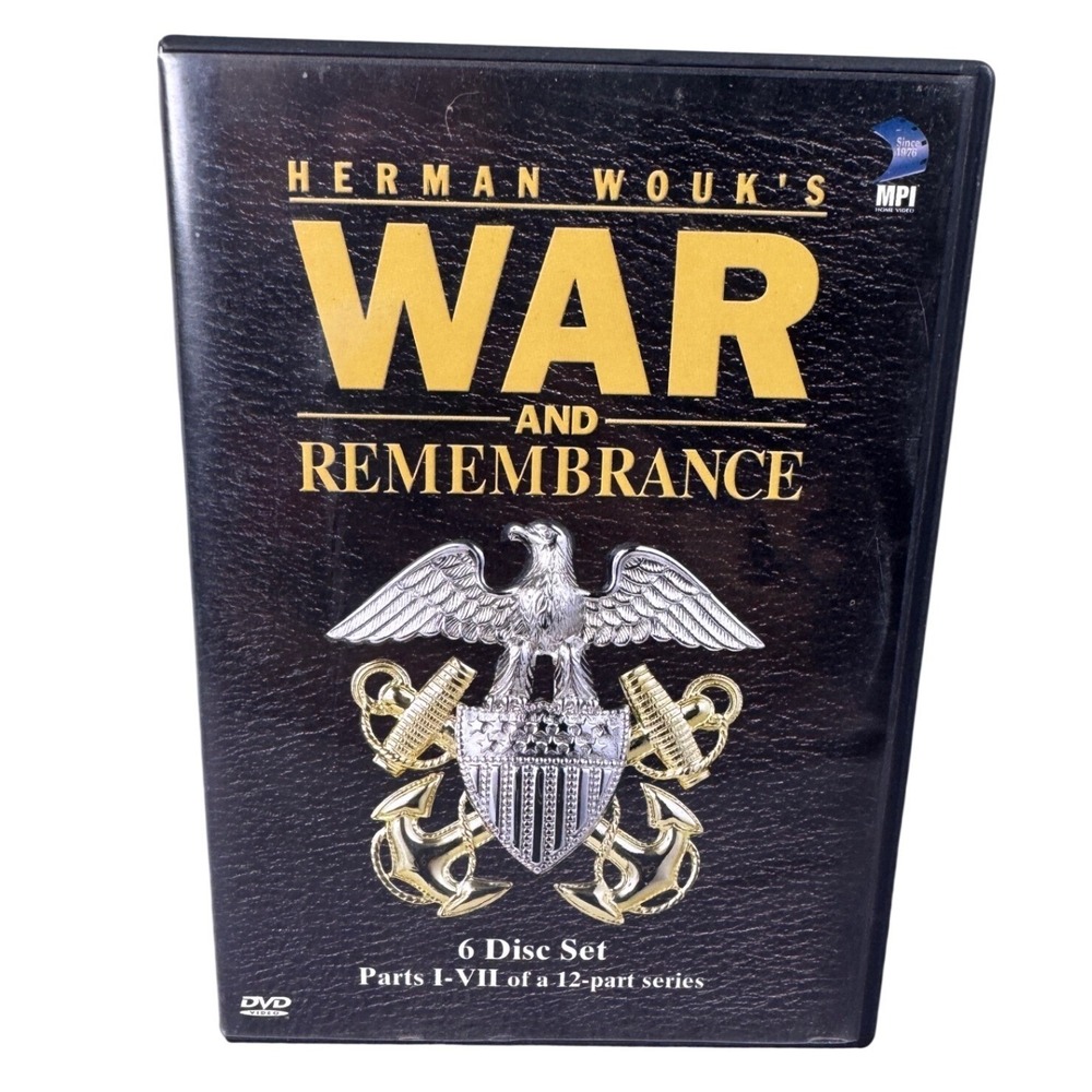 War and Remembrance DVD Set Parts I-VII Herman Wouk 6-Disc Miniseries 2004 MPI